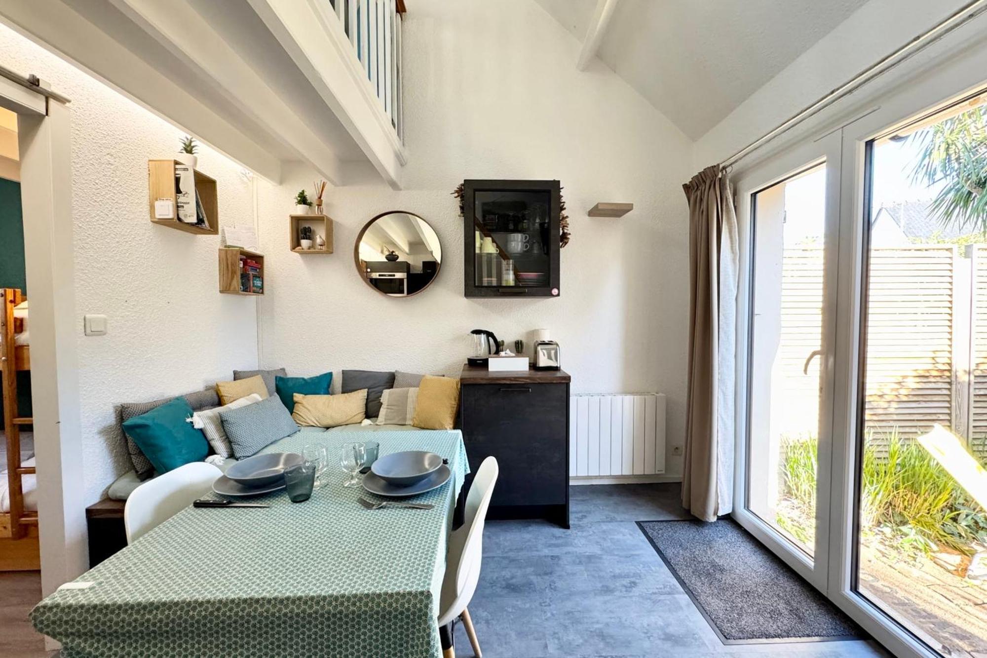 Maisonnette De Charme Bord De Mer Piscine 기델 외부 사진